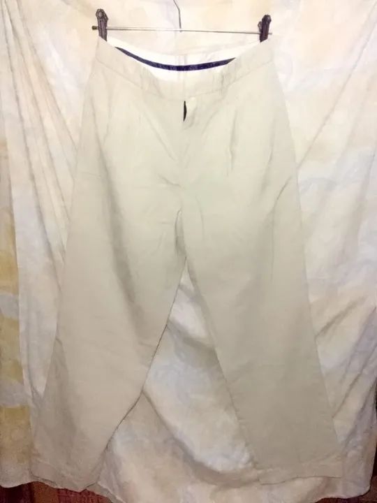 CALÇA MASCULINA N°40 cor creme