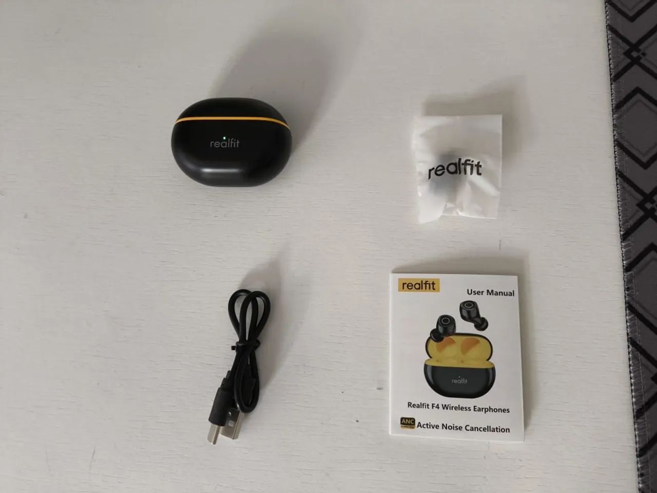 Fone de ouvido Bluetooth Realfit F4 com Cancelamento de ruido 40db - Foto 5