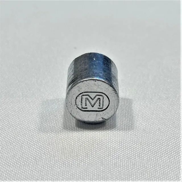 Botão Redondo Cromado p/ Acionamento de Válvula de Descarga Antiga