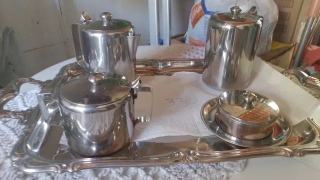 Esse conjunto completo de inox