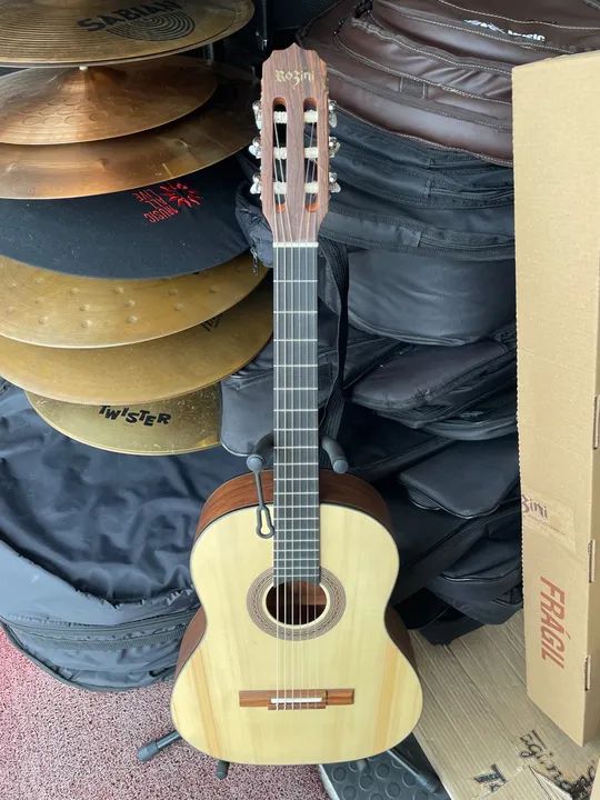 Violão clássico Rozini Studio de nylon acústico - Foto 2