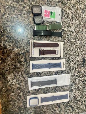 Pulseira Apple Watch 42/44 mm Kit com 6 Pulseiras e 3 Bumper - Foto 2