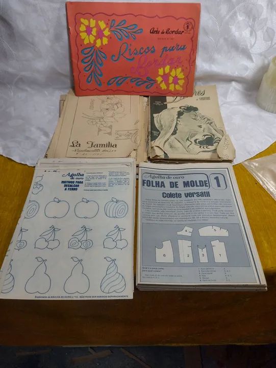 Lote Folha molde agulha de ouro  - Foto 5