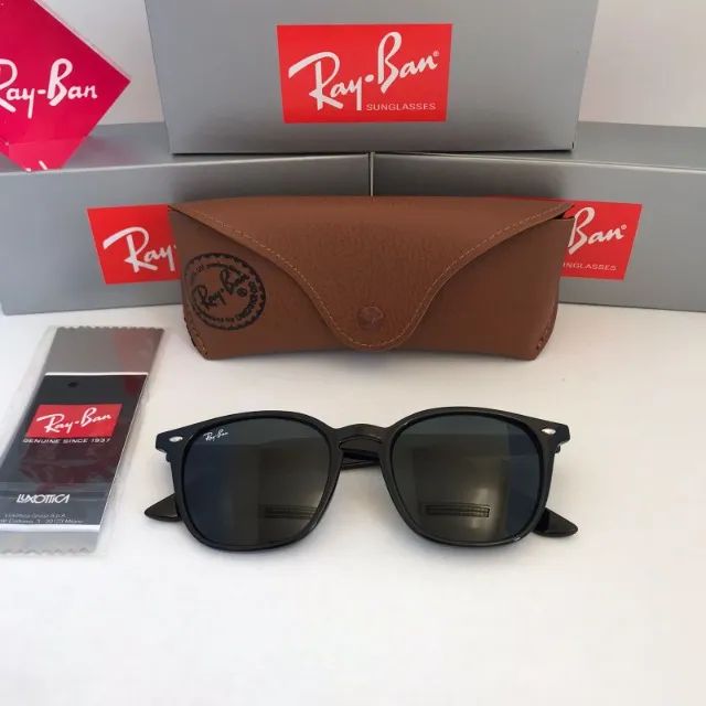 Óculos Ray ban RB4258 Black lentes de cristal  - Foto 3