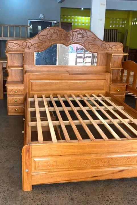 Cama casal baú 