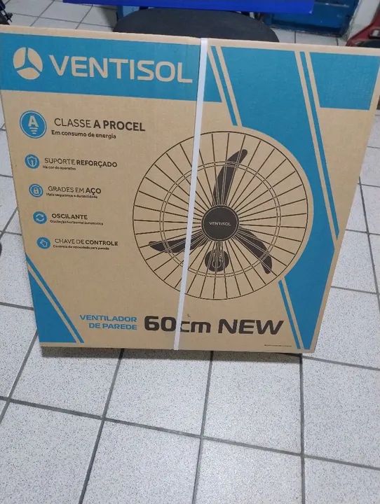 Ventilador de Parede Ventisol 60cm - Novo