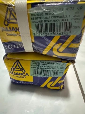 Par de Fechaduras 40mm Aliança HOME 4172