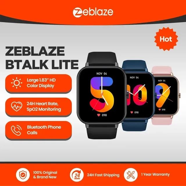 Smartwatch Zeblaze Btalk Lite Novo Lacrado 