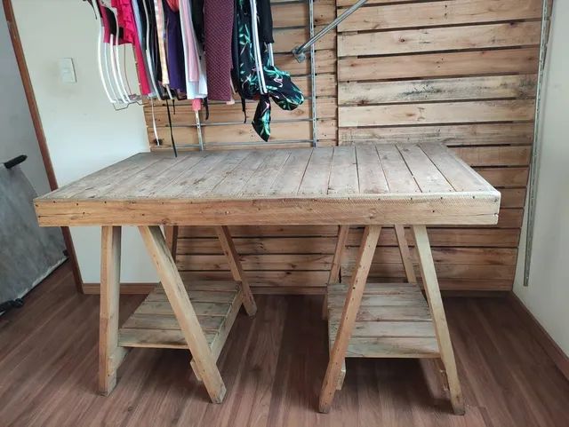 Mesa e Painel Canaleta em Pino para Loja Estoque - Foto 3