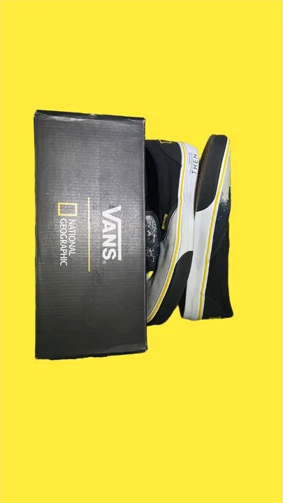 tênis vans x national geographic classic slip-on