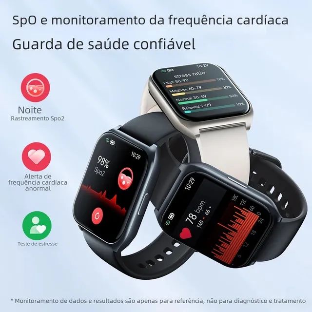 Relógio Smartwhatch Xiaomi Haylou Watch 2, Notificações, monitor cardíaco  - Foto 3