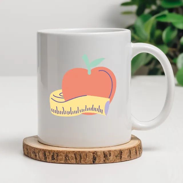 Caneca nutrição e fitness