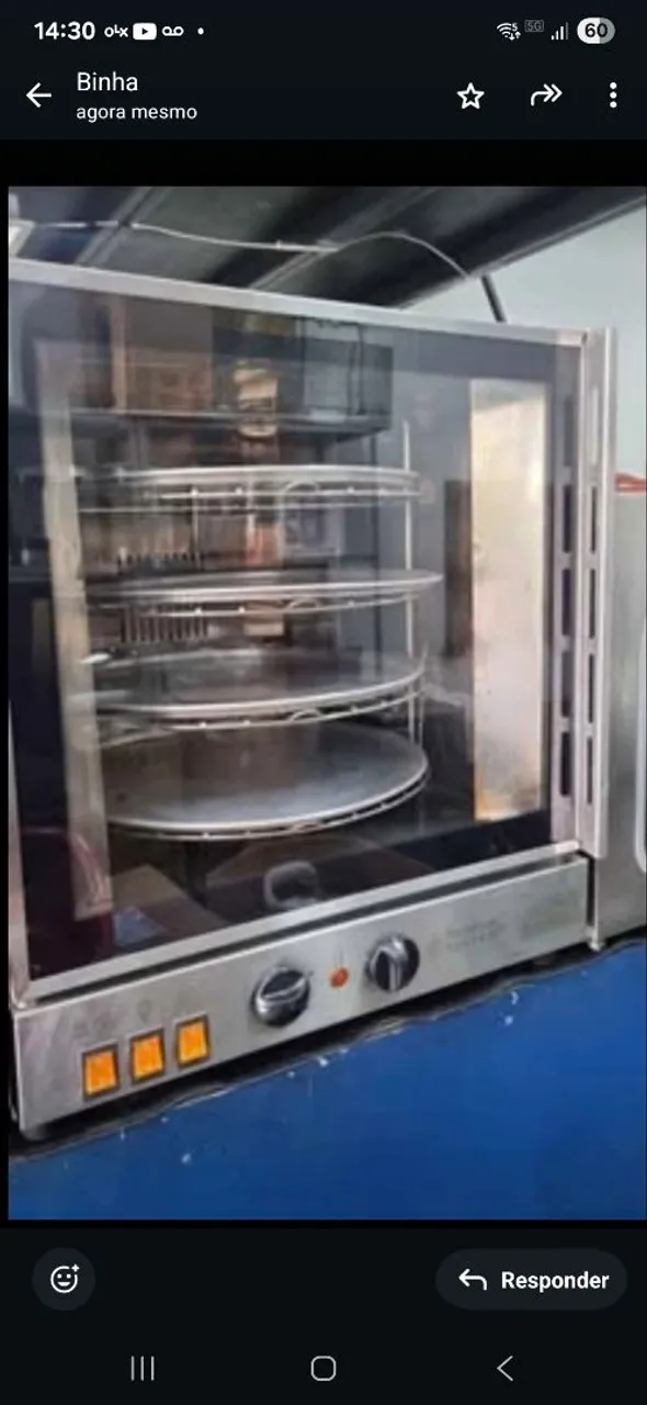 Forno Rotativo Industrial - Ideal para Pizzas e Salgados!