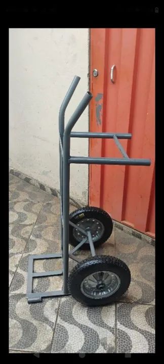 Carrinho novo com suporte de chão  - Foto 2