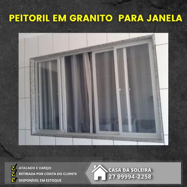 Peitoril Parapeito em granito 1,55x13. peça pronta entrega! - Foto 2