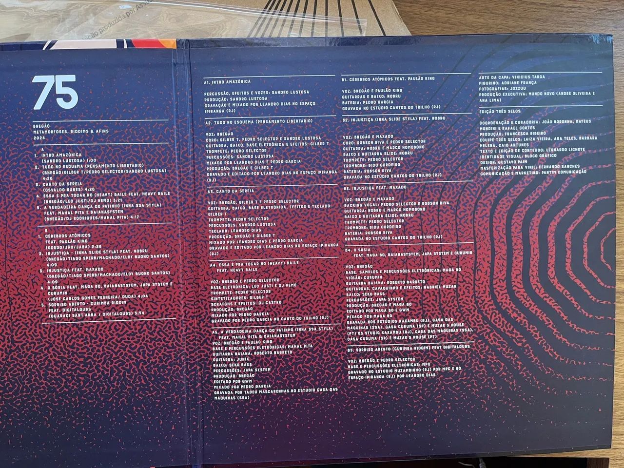 Disco de Vinil Bnegão - Meta Morfoses Rid Dims e Afins - Foto 2