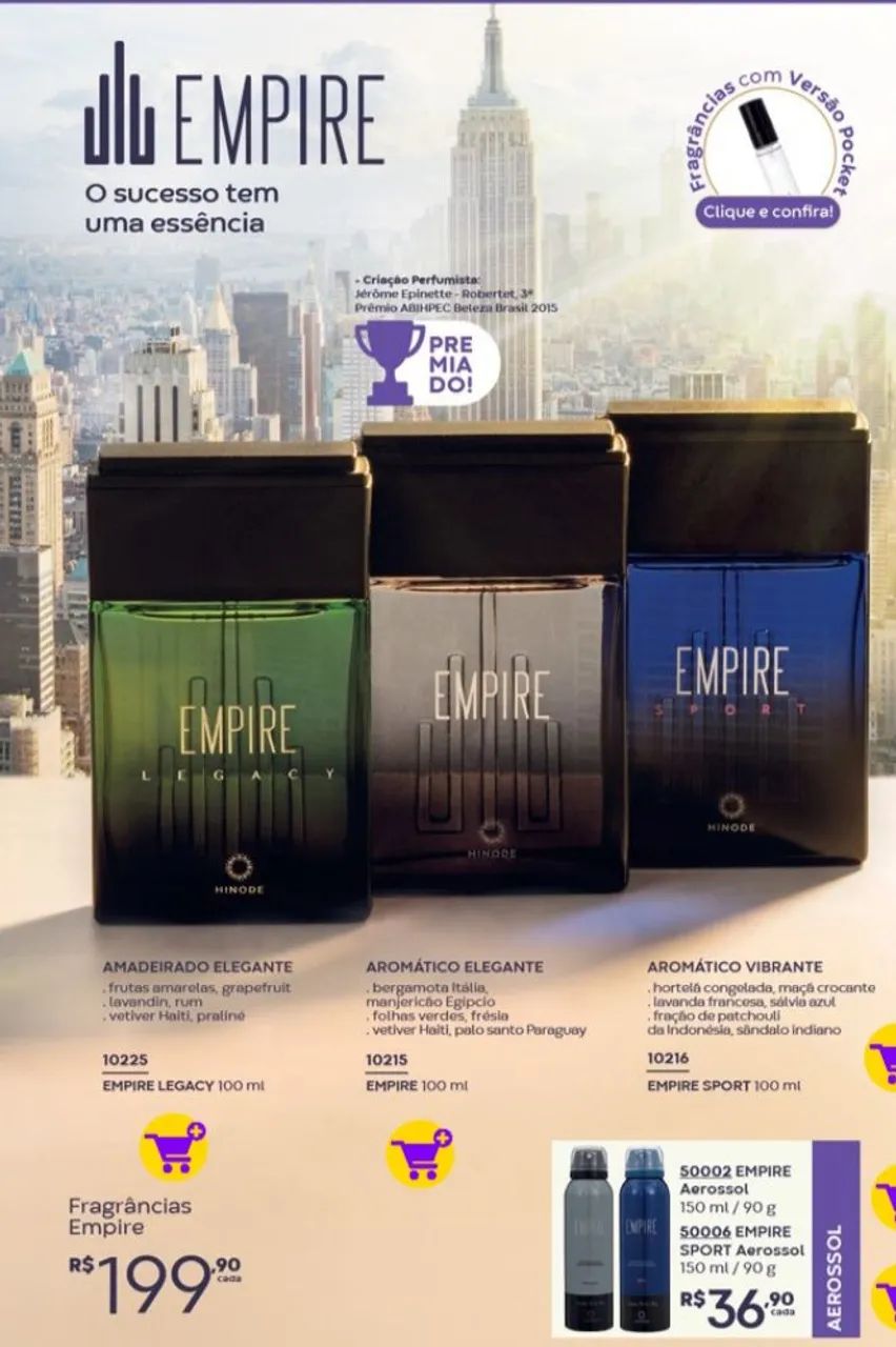 OFERTA...Perfume Empire Hinode - Fragrâncias Masculinas