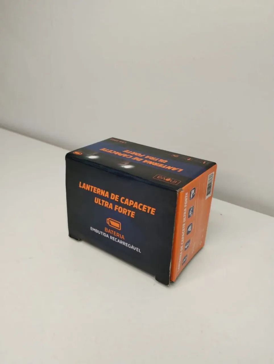Lanterna de Capacete Ultra Forte Recarregável - Foto 4