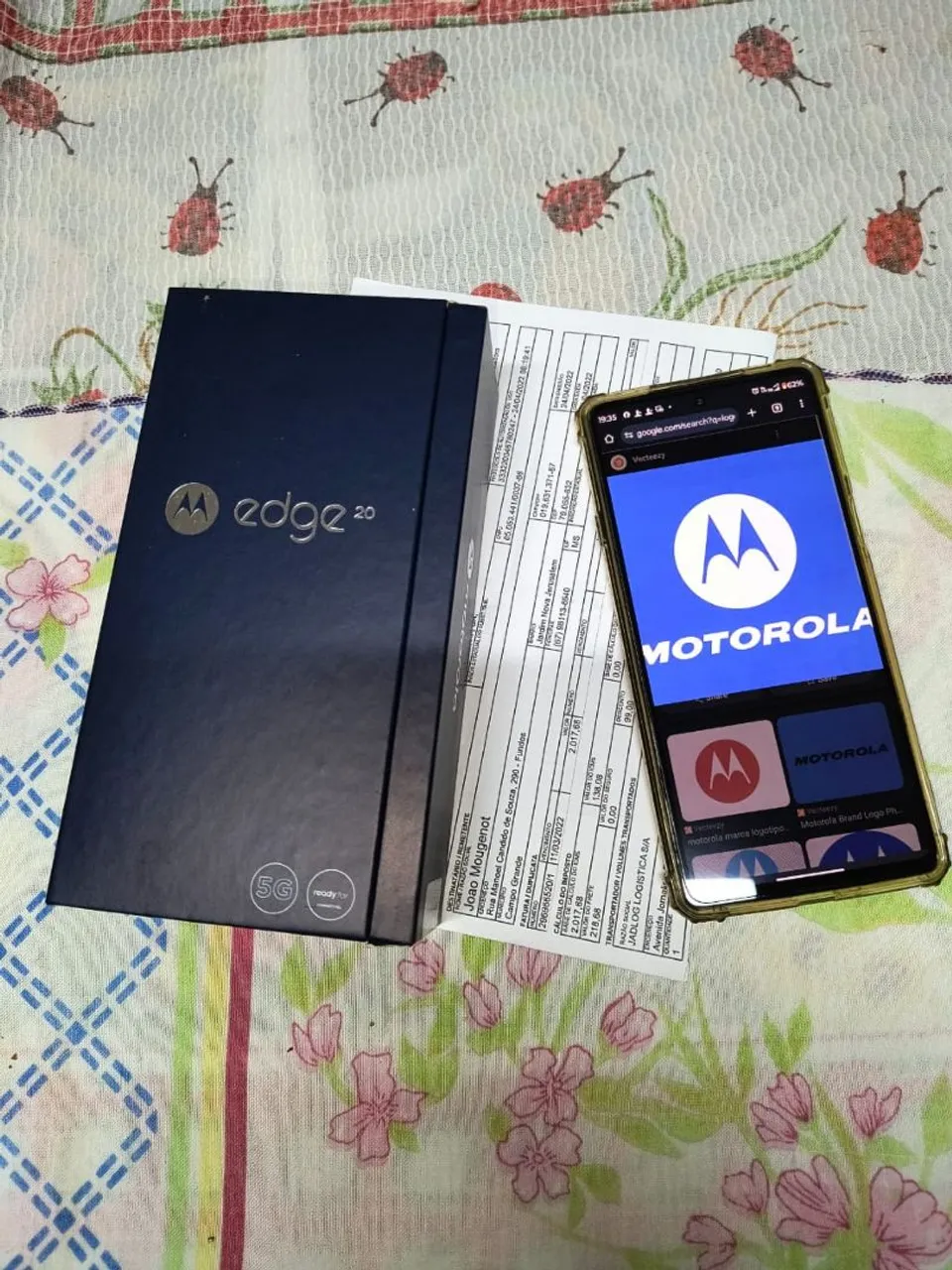 Motorola Edge 20 perfeito. Aceito proposta. Tenho outro moto G32 .