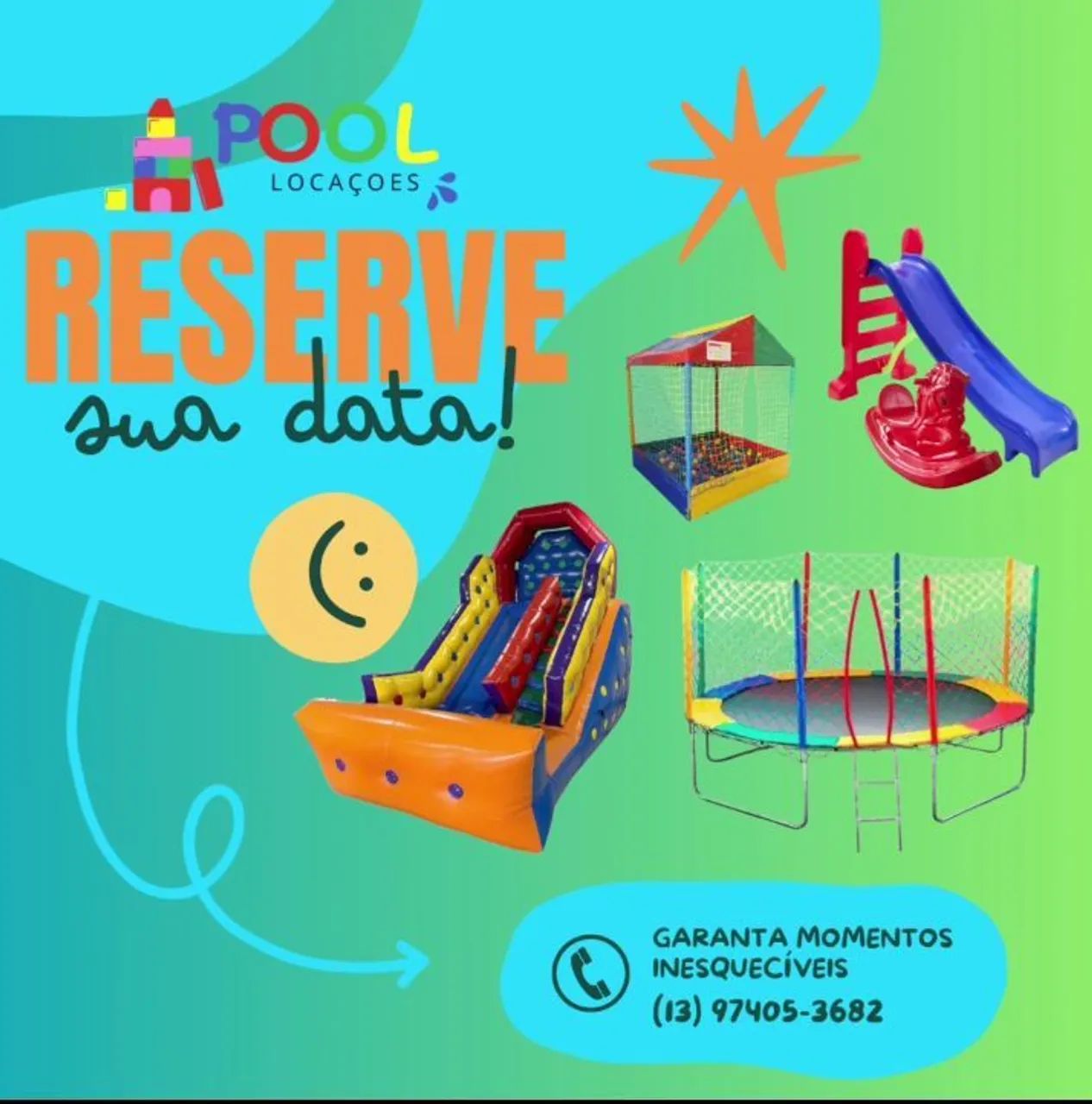 Locação de brinquedos 