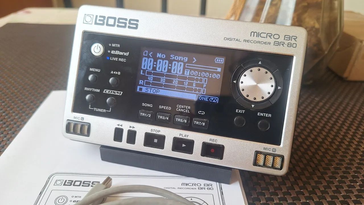 Gravador BOSS Micro BR 80 - Instrumentos musicais - Santa Rita de