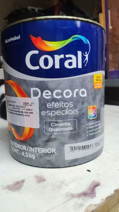 Coral Cimento Queimado 4,1kg