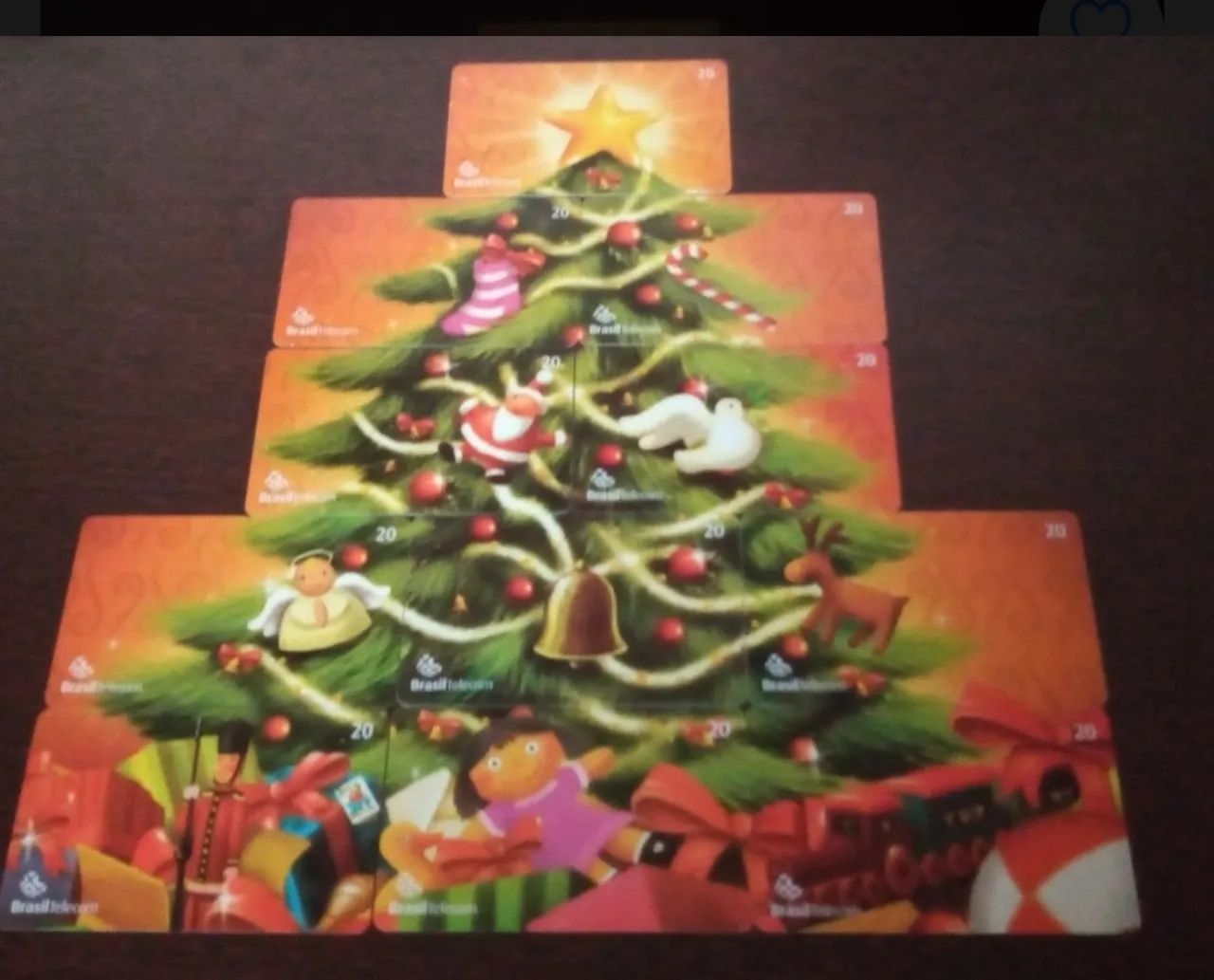 Cartão telefônico Natal 2003 