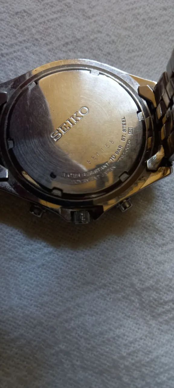 Relógio Seiko Cronógrafo Masculino - Foto 4