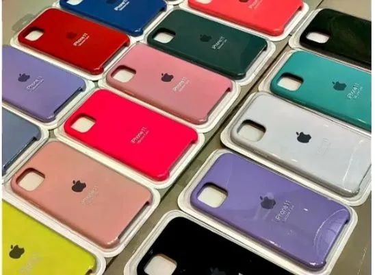 Capa Case Silicone Aveludado Iphone 11, 13, 14 pro max Com Embalagem 1 unid cores diversas