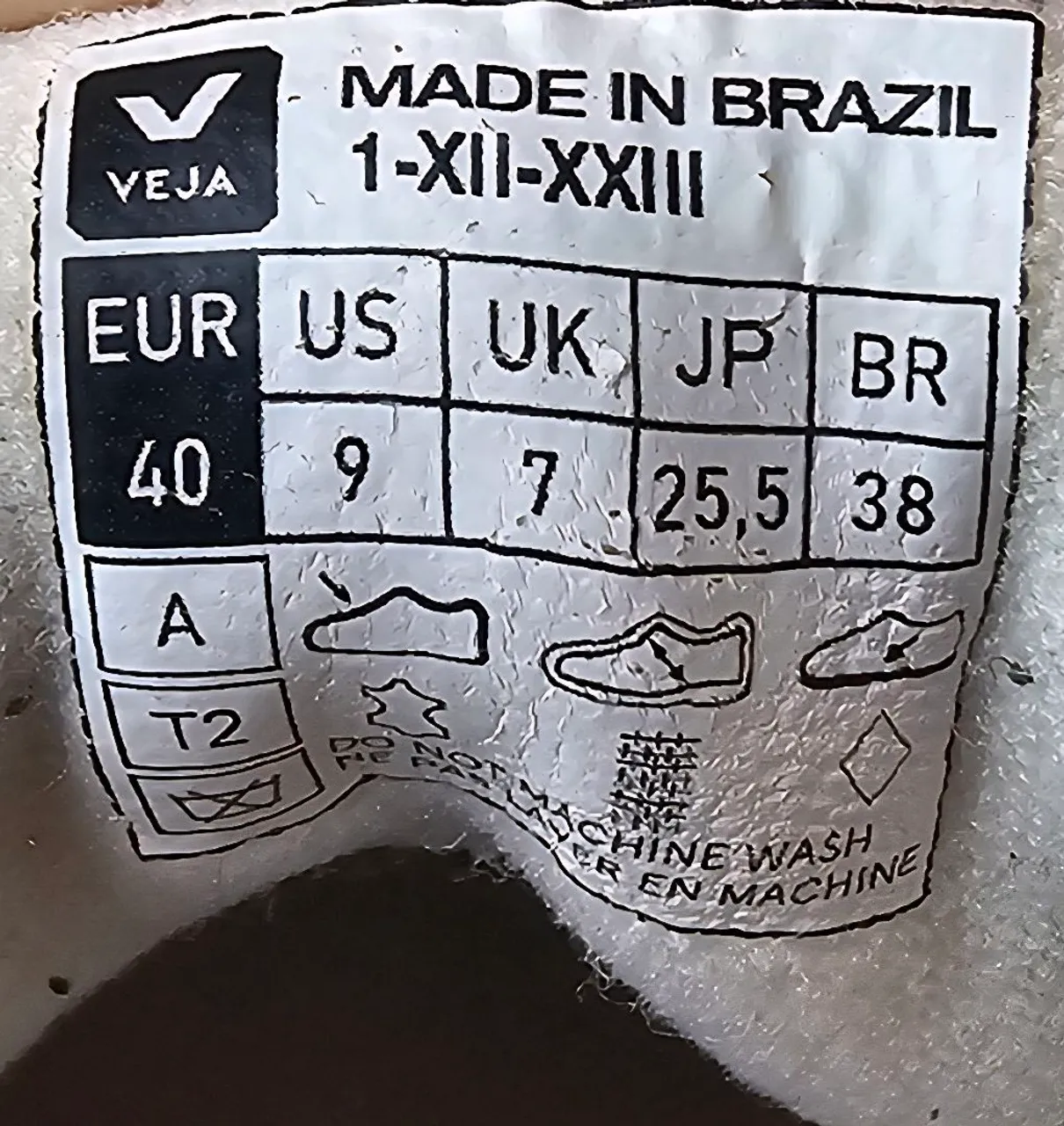 TÊNIS VEJA 38