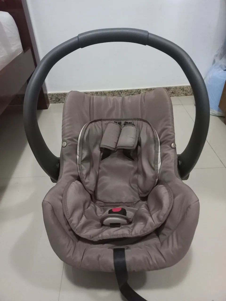 Bebê conforto Galzerano Cocoon Liso preto e cappuccino
