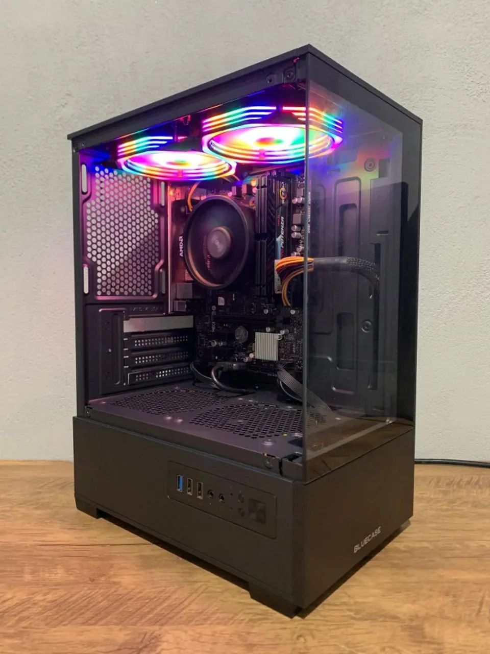 PC GAMER COMPLETO. RYZEN 3 5300G/ 16GB DDR4/ SSD 256GB/ MONITOR 20" ACEITO CARTAO - Foto 2