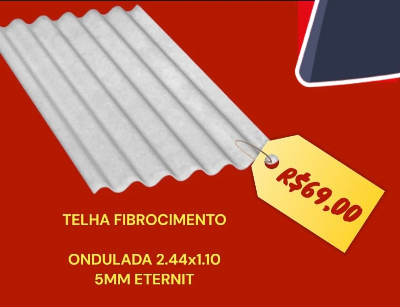 TELHA DE FIBROCIMENTO !