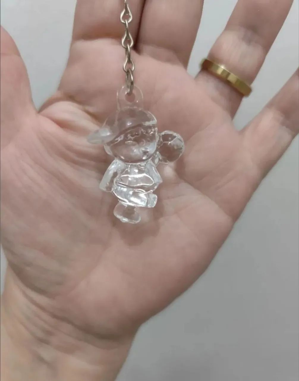 15 Chaveiros Transparente jogador ( menino com bola). - Foto 3