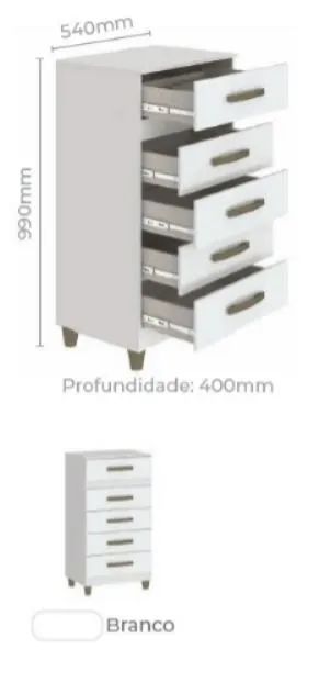 Cômoda gaveteiro nova  - Foto 2