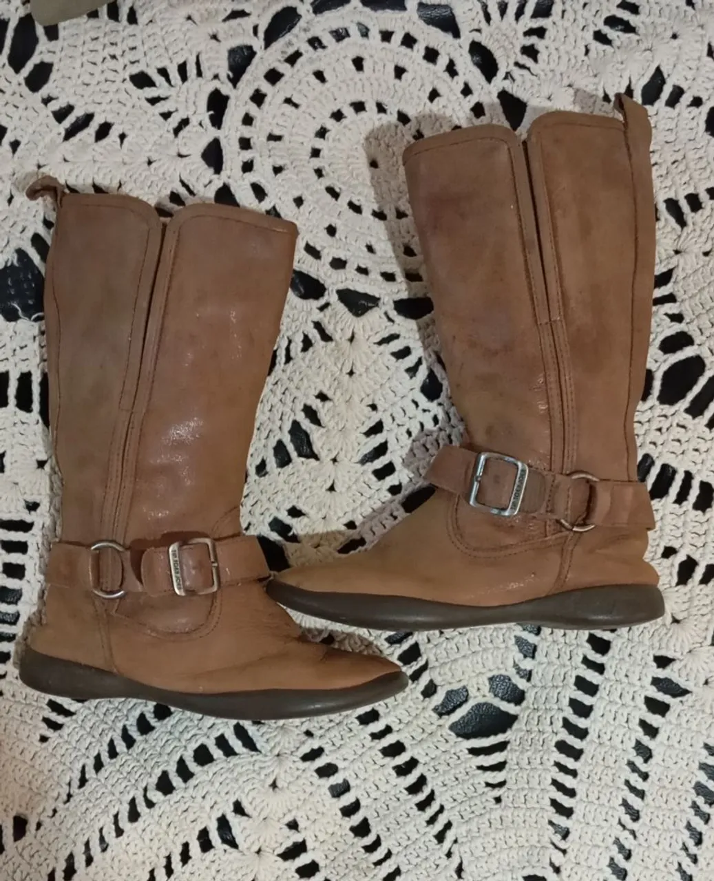 Botas de couro infantil N? 27