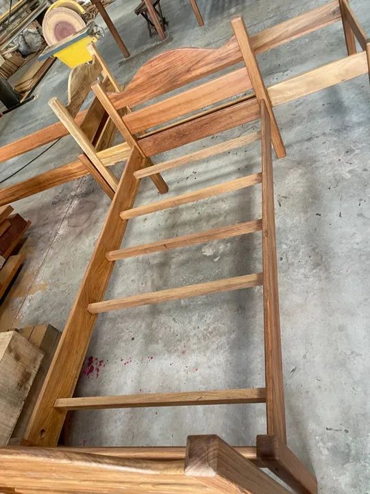 Beliche de madeira maciça, solteiro e casal - Foto 4