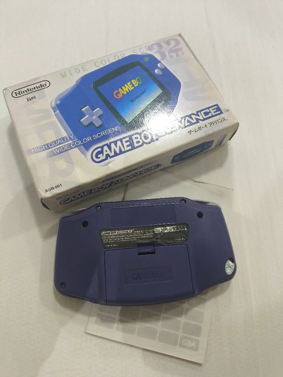 Nintendo Game Boy Advance Azul + Jogo
