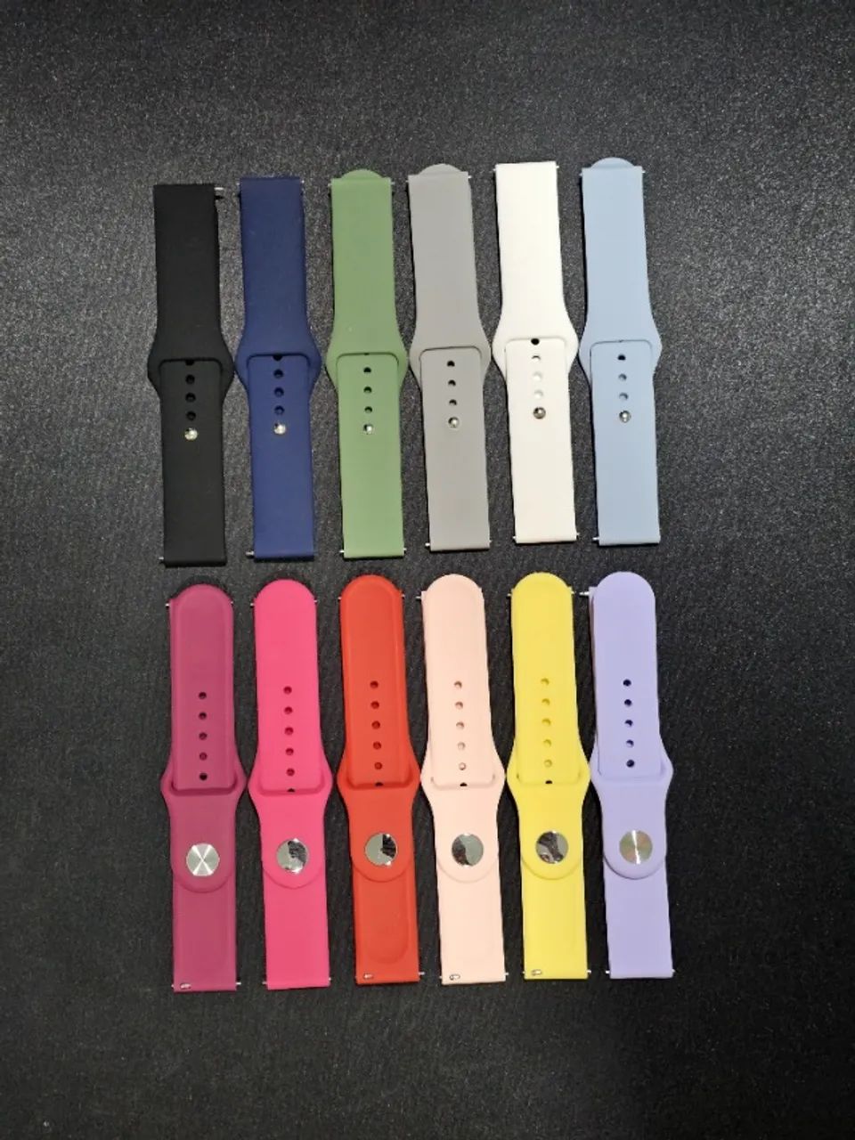 Pulseira 20mm silicone estilo apple 