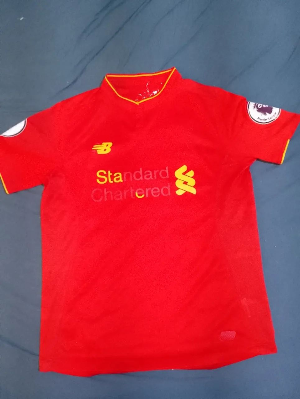 Camisa Liverpool 2017- Home - New Balance - Patch Premier League - Usada - Foto 3
