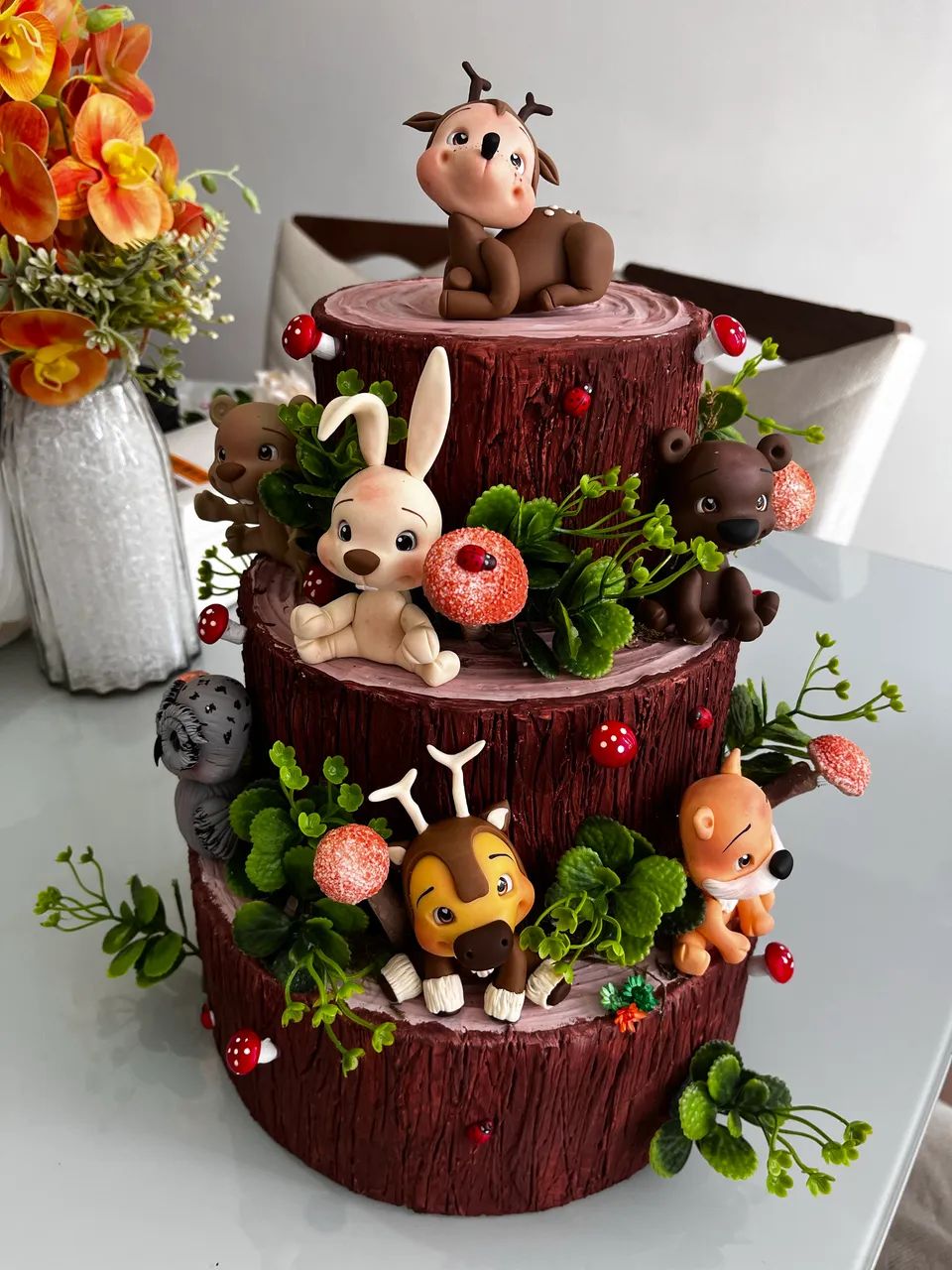 Bolo fake Bosque encantado  - Foto 6