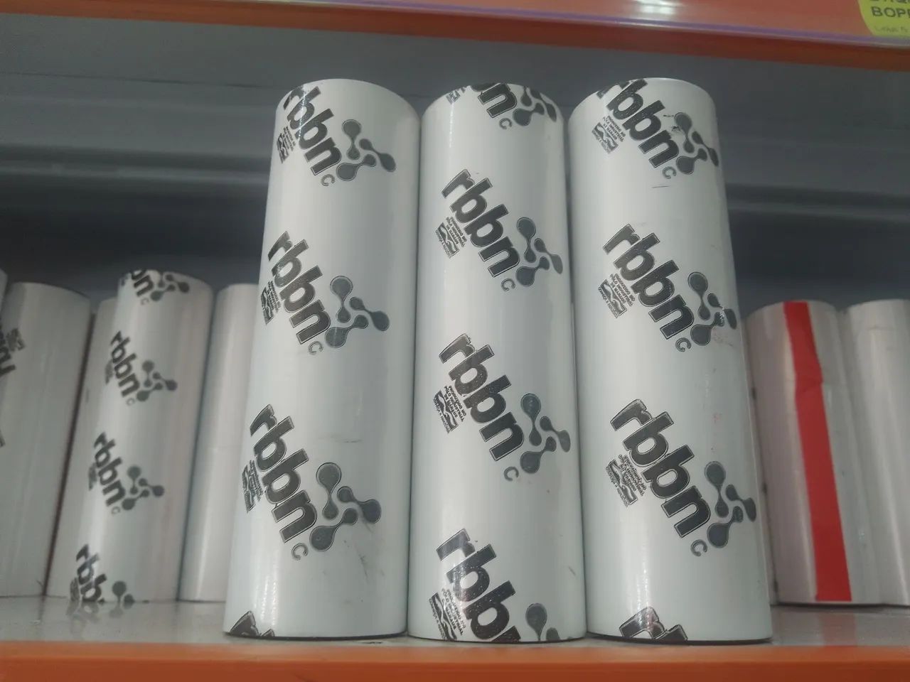 Fita para Impressora Térmica Ribbon Preto - Novos