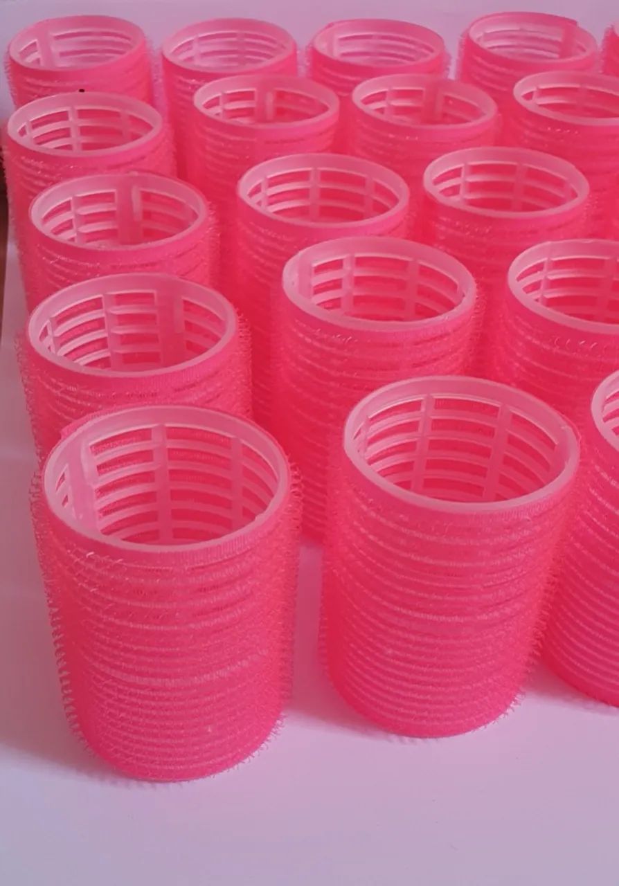 24 bobes para cabelos com velcro - Foto 3
