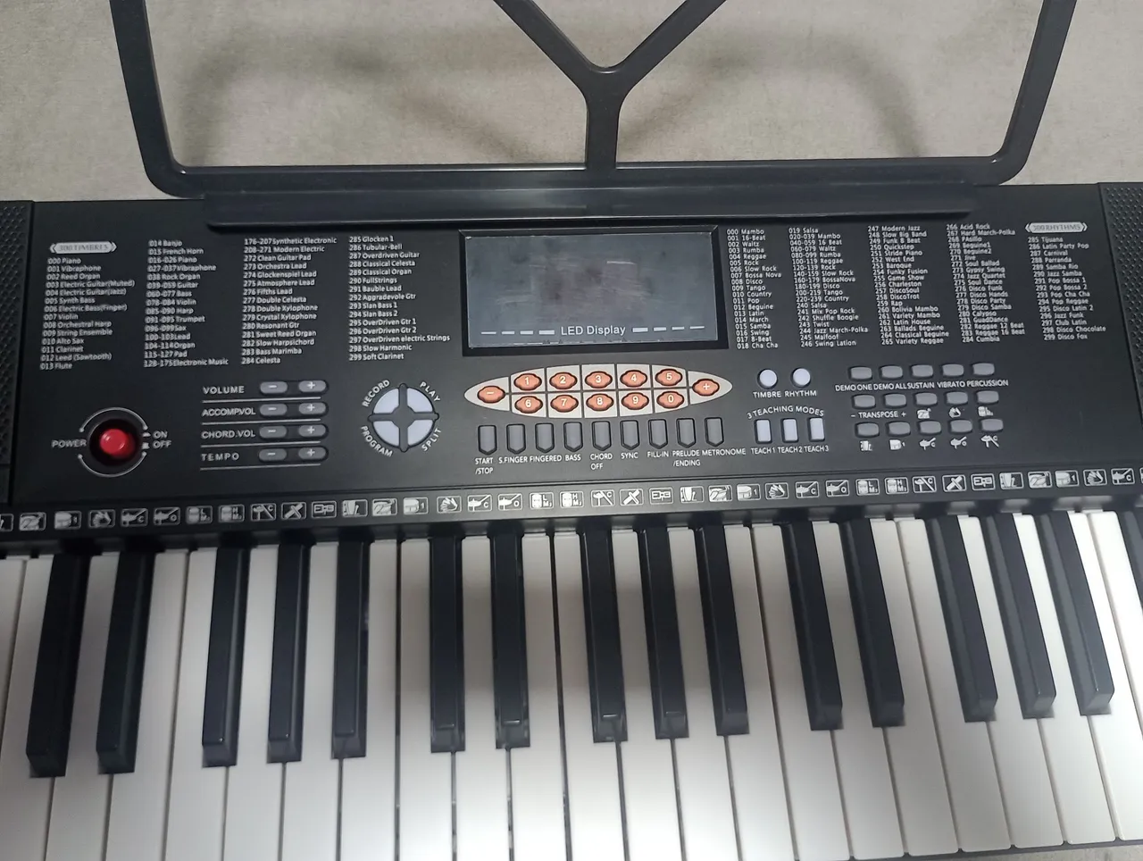 Teclado Musical 61 Teclas