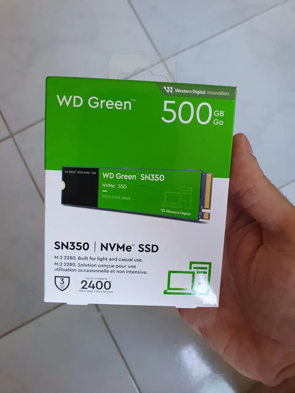 SSD NVMe 500GB