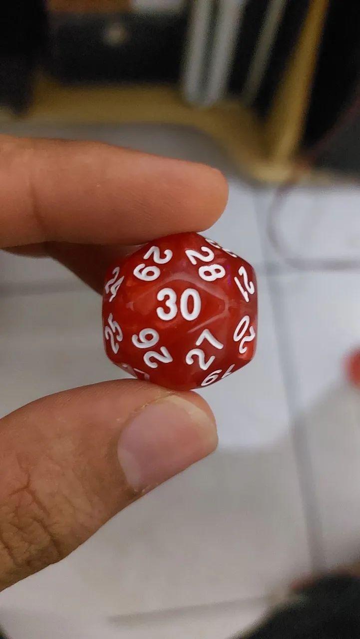 KIT D30 Dados de RPG - 30 faces - Foto 5