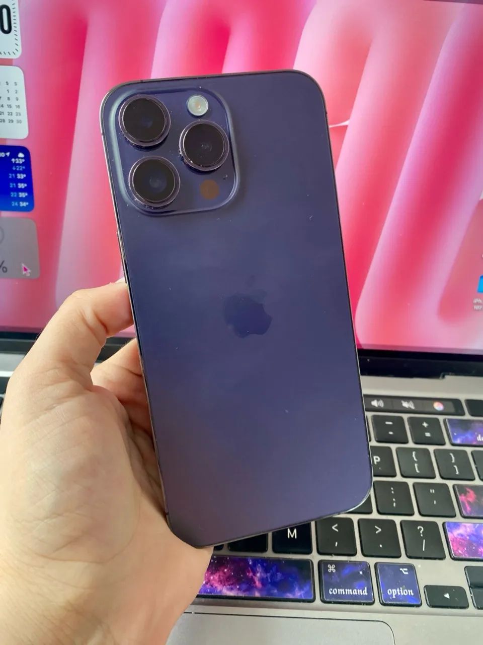 iPhone 14 Pro Max 128Gb Roxo semi novo - Foto 2