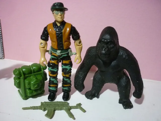 pathfinder caçador comandos em ação hasbro 1990 - zerado boneco antigo