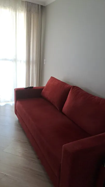 Sofá bordo 3 Lugares tok&stok