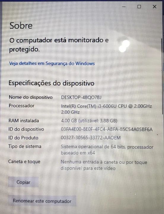 Notebook Dell i3 6°/Ram4gb ddr4/ssd128 - Foto 4
